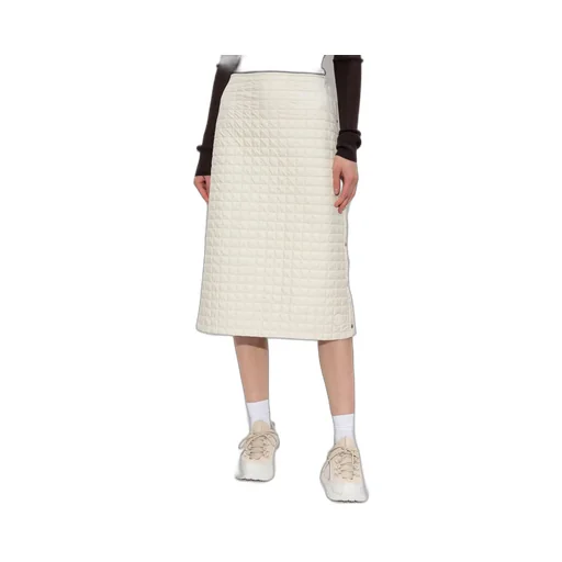 Moncler Square-Quilted Padded Midi Skirt