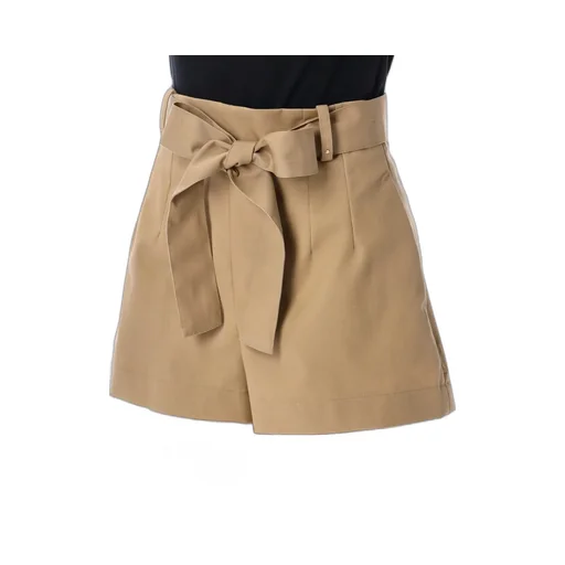 Moncler Pleat Detailed Belted Shorts