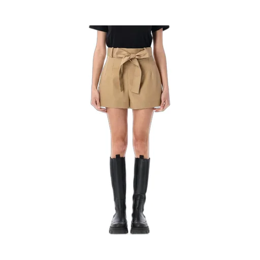 Moncler Pleat Detailed Belted Shorts