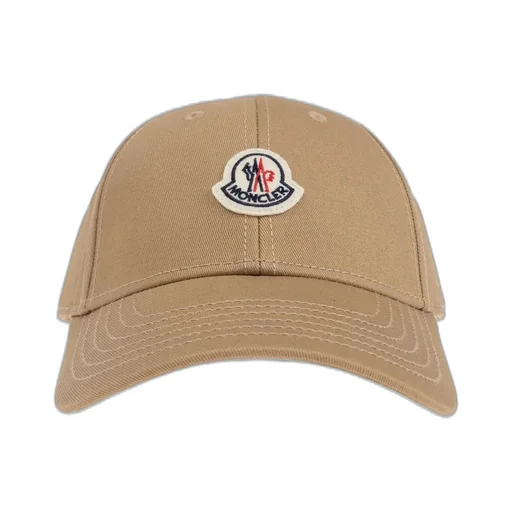 Moncler Logo Patch Curved Peak Baseball Cap