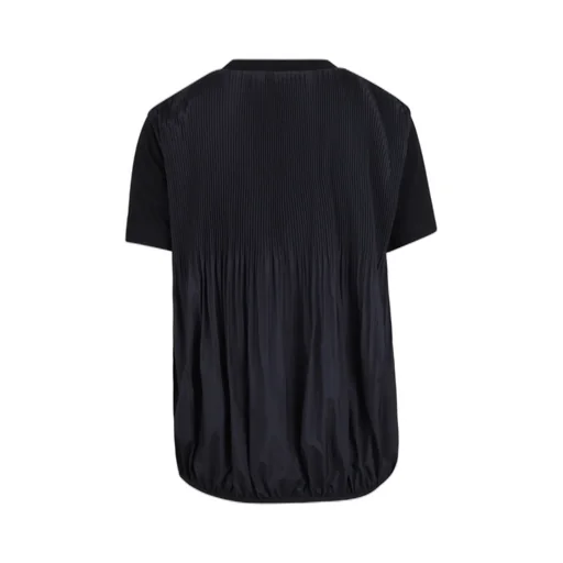 Moncler Round Neck Pleated T-Shirt