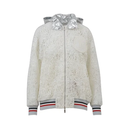 Moncler Macrame Detailed Hooded Jacket