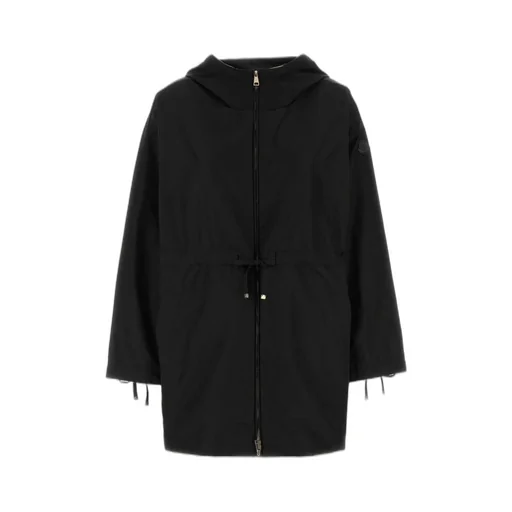 Moncler Saverne Drawstring Zip-Up Parka