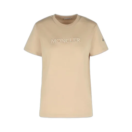 Moncler Logo Embroidered Crewneck T-Shirt