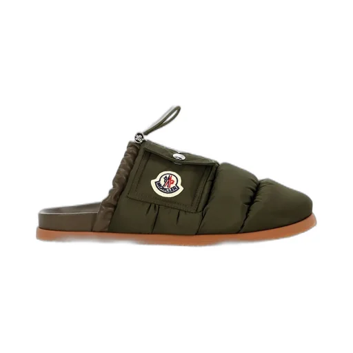 Moncler Logo Patch Padded Slippers