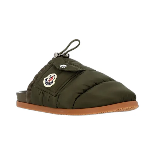 Moncler Logo Patch Padded Slippers