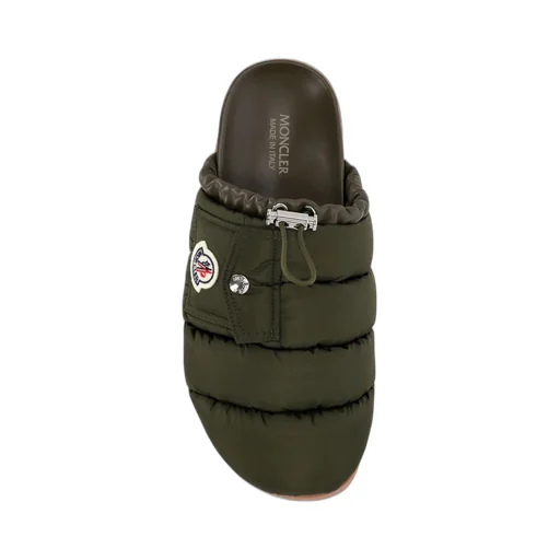 Moncler Logo Patch Padded Slippers