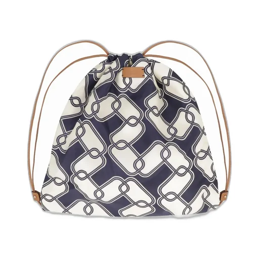 Moncler Logo Patch Woven Tote Bag