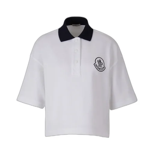 Moncler Logo Embroidered Short-Sleeved Polo Shirt