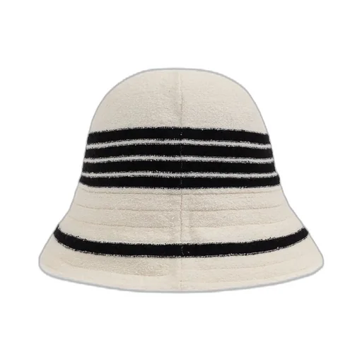 Moncler Striped Logo Patch Bucket Hat