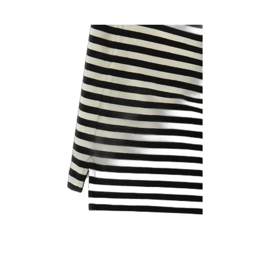 Moncler Logo Patch Striped Polo Shirt