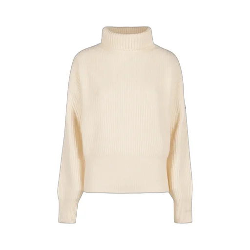 Moncler Logo Patch Roll Neck Sweater