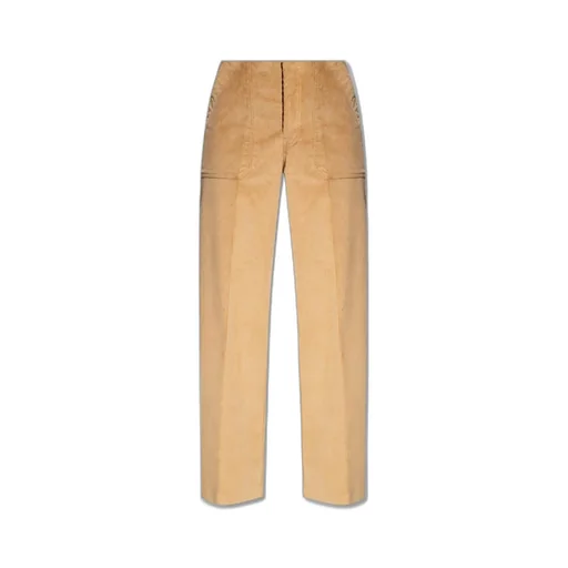 Moncler Corduroy High-Waisted Trousers