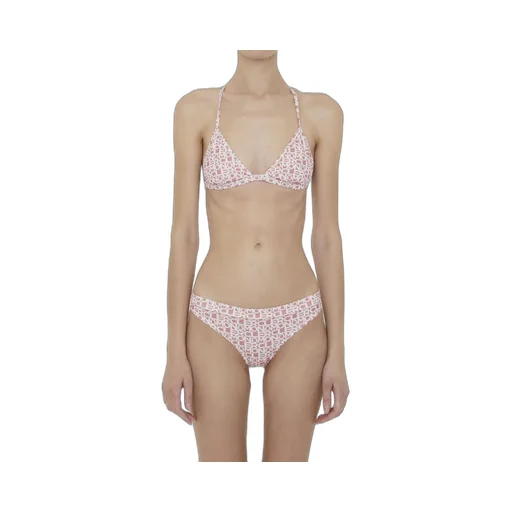 Moncler Allover Logo Printed Alose Two-Piece Bikini Set