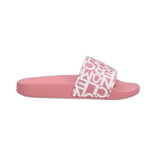 Moncler Jeanne Logo Embossed Slides