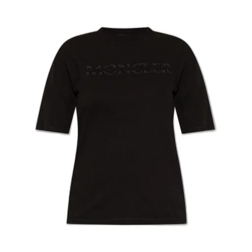 Moncler Logo-Embroidered Roundneck Top
