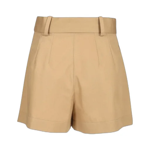 Moncler Pleat Detailed Belted Shorts