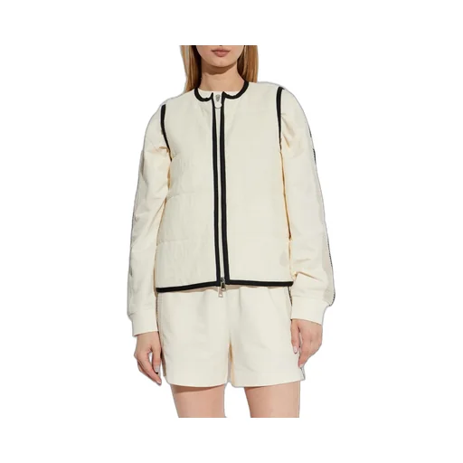 Moncler Terry Cloth Logo Jacquard Padded Gilet