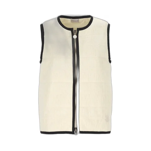 Moncler Terry Cloth Logo Jacquard Padded Gilet