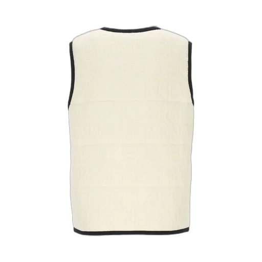 Moncler Terry Cloth Logo Jacquard Padded Gilet