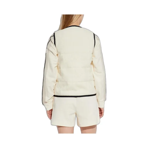 Moncler Terry Cloth Logo Jacquard Padded Gilet
