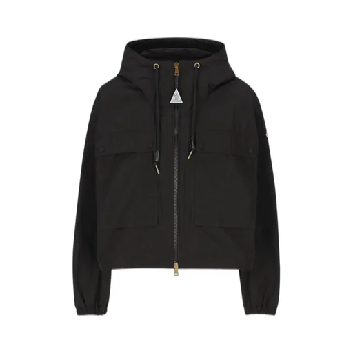 Moncler Logo Patch Zip-Up Jacket