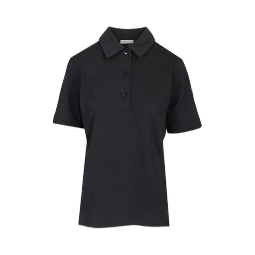 Moncler Logo Patch Short-Sleeve Polo Shirt