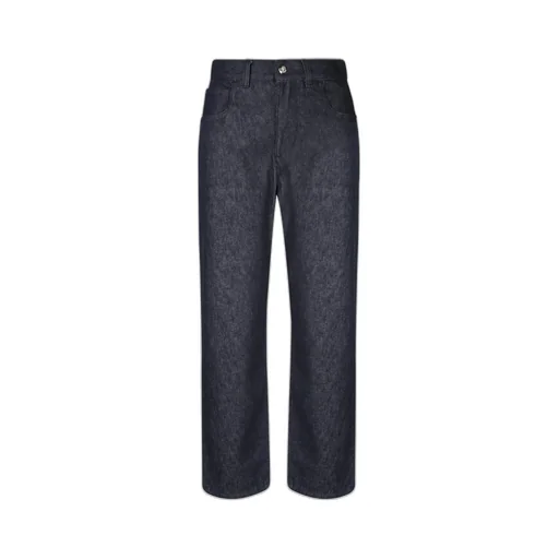 Moncler High Waist Straight Cut Trousers