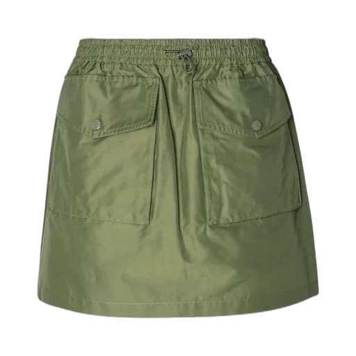 Moncler Logo Patch Drawstring Skirt
