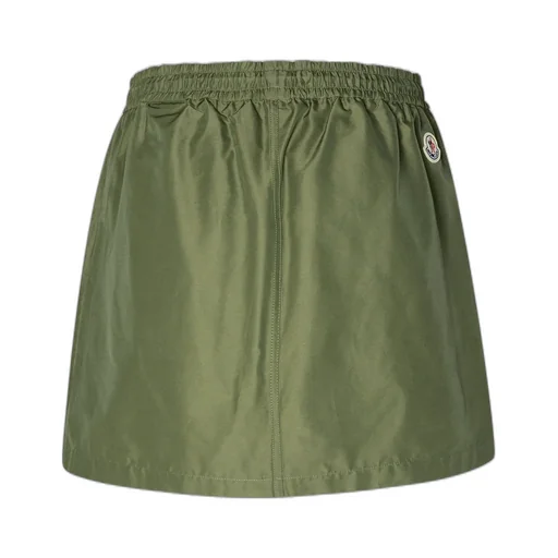 Moncler Logo Patch Drawstring Skirt