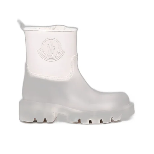 Moncler Kickstream Logo Detailed Ankle Boots