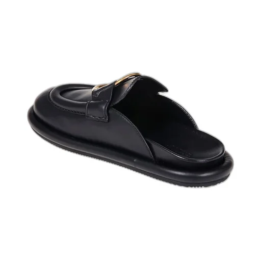 Moncler Rind Detailed Slip-On Mules
