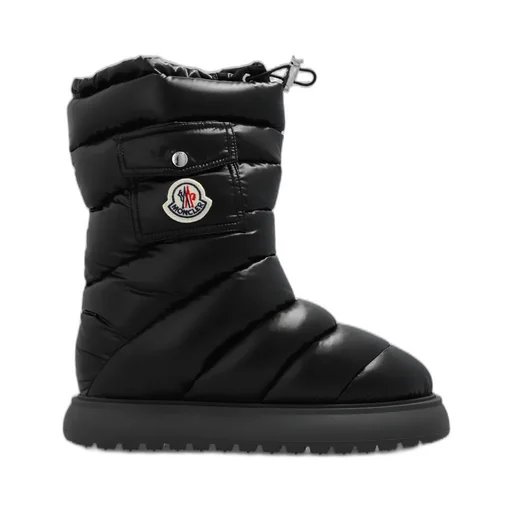 Moncler Logo Motif Patch Puffer Boots