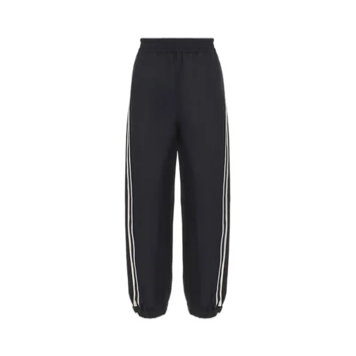Moncler Logo Detailed Twill Bush Trousers