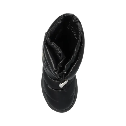 Moncler Logo Motif Patch Puffer Boots
