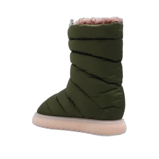 Moncler Gaia Logo Patch Padded Snow Boots