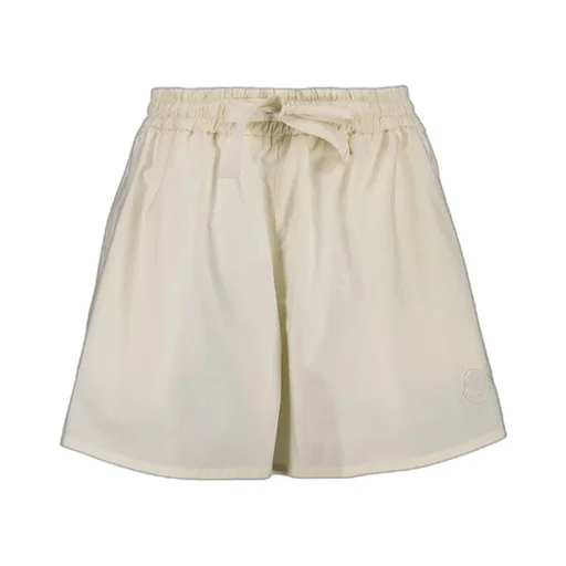 Moncler Elastic Waistband Flared Shorts