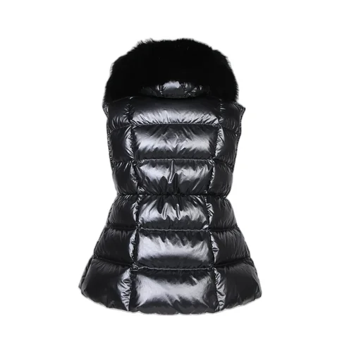 Moncler Anse Shearling-Trimmed Zip-Up Vest