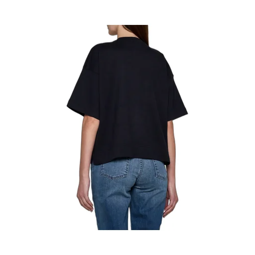 Moncler Logo Printed Cropped T-Shirt