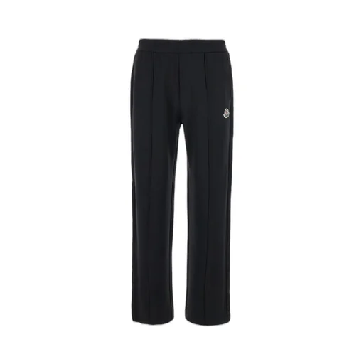 Moncler Logo Patch Straight Leg Track Pants