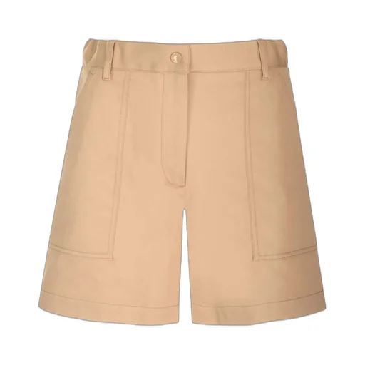 Moncler Logo Patch Pleated Shorts