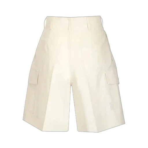 Moncler High Waist Straight Cut Shorts