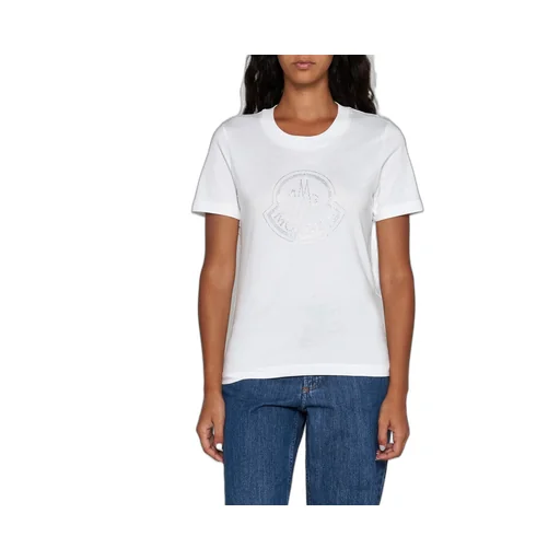 Moncler Logo Embellished Crewneck T-Shirt