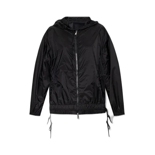 Moncler Logo Printed Hooded Jacket