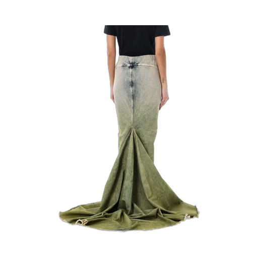 Moncler + Rick Owens Radiance Raw Cut Hem Skirt