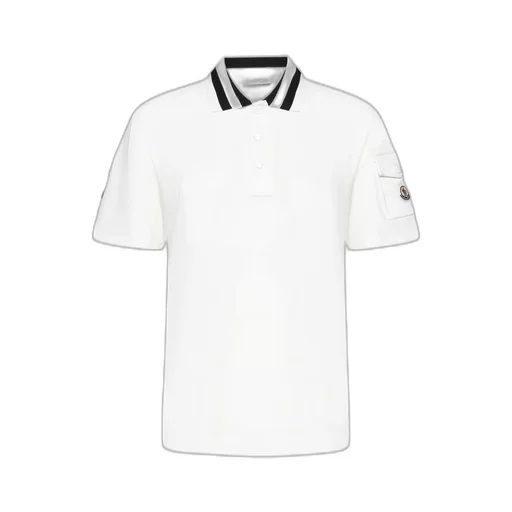 Moncler Logo Embroidered Short-Sleeved Polo Shirt