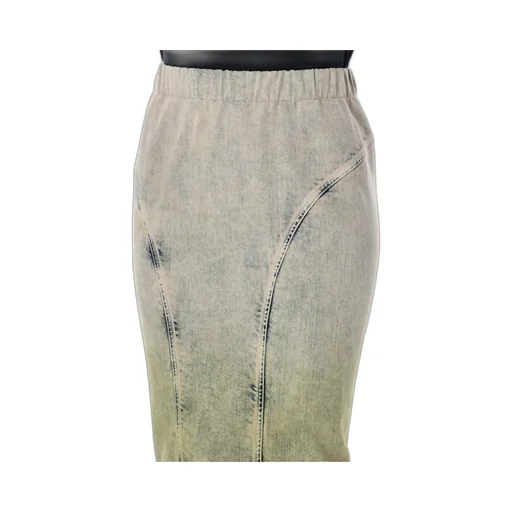 Moncler + Rick Owens Radiance Raw Cut Hem Skirt