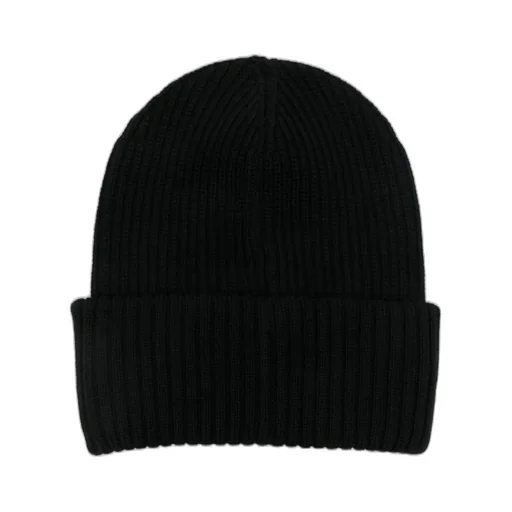 Moncler X Edward Enninful Logo Patch Knitted Beanie