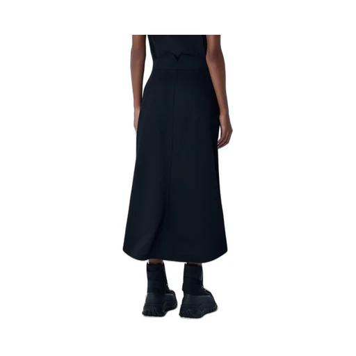 Moncler X Ee72 By Edward Enninful Gabardine Midi Skirt