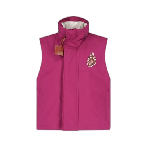 Moncler X Jw Anderson Logo Patch Sleeveless Jacket